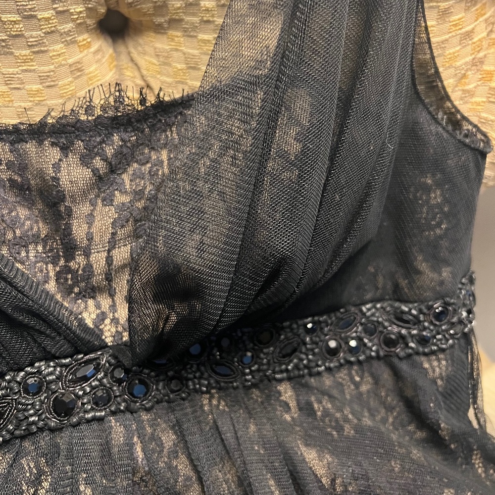 Black Ball Gown by Teri Jon - Picture 2 of 15
